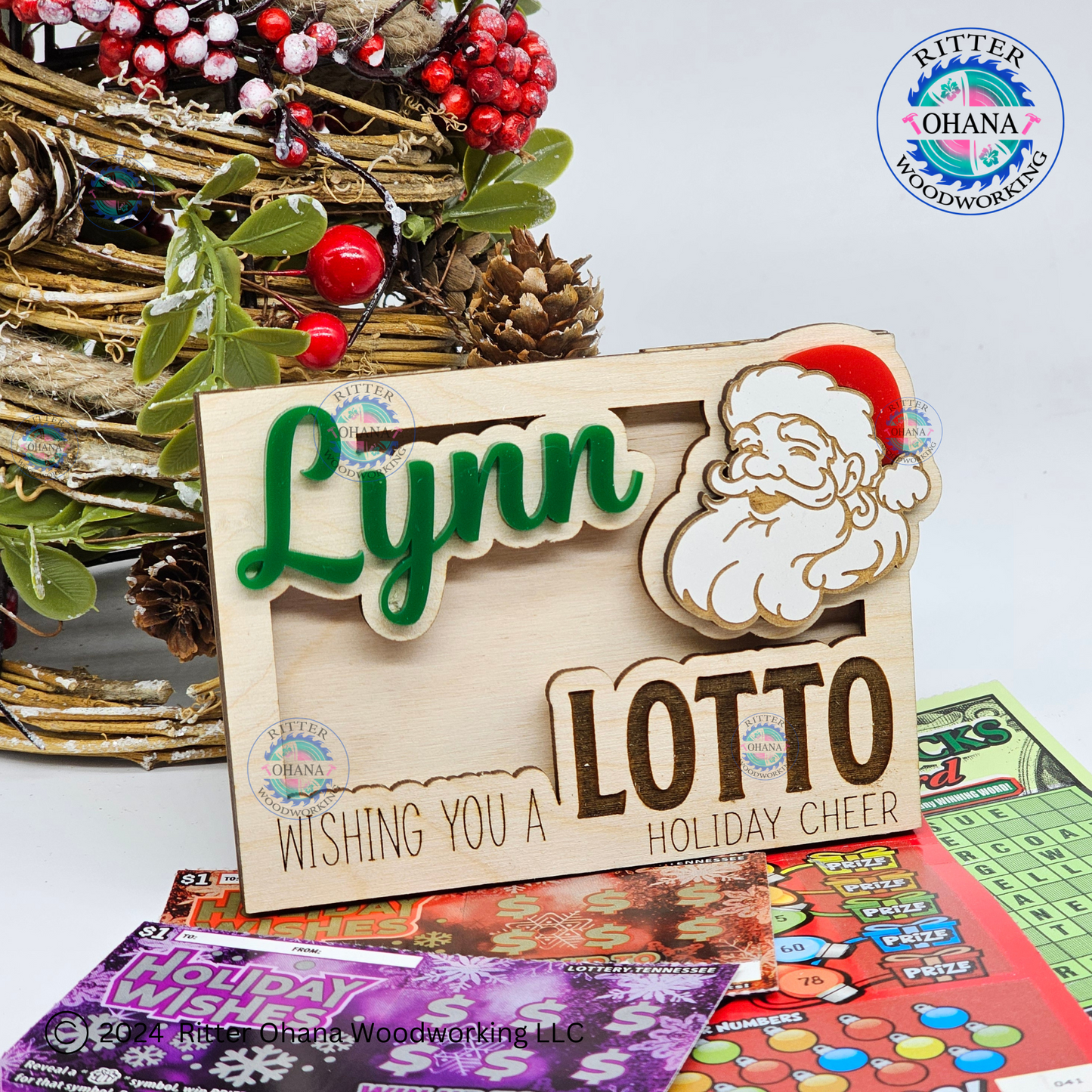 Christmas Lotto Holder