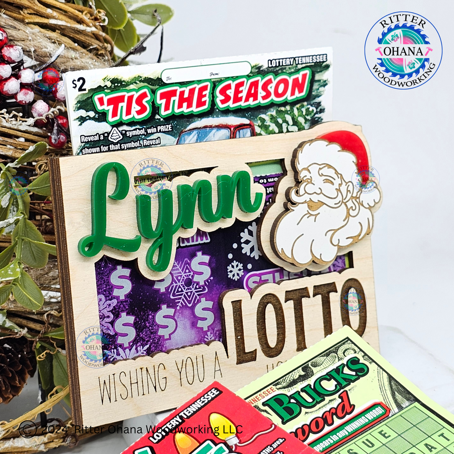 Christmas Lotto Holder