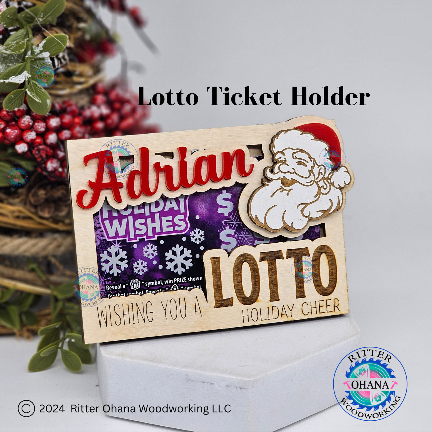 Christmas Lotto Holder