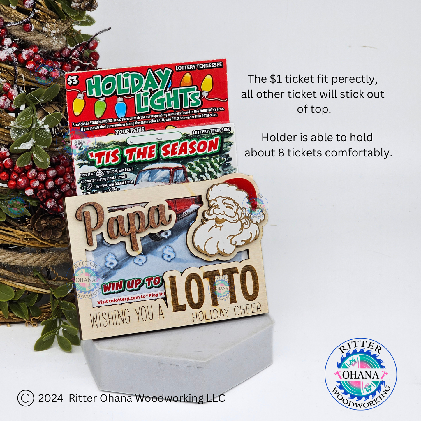 Christmas Lotto Holder