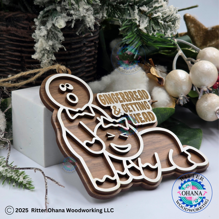 Naughty Gingerbread Ornament-Getting Head