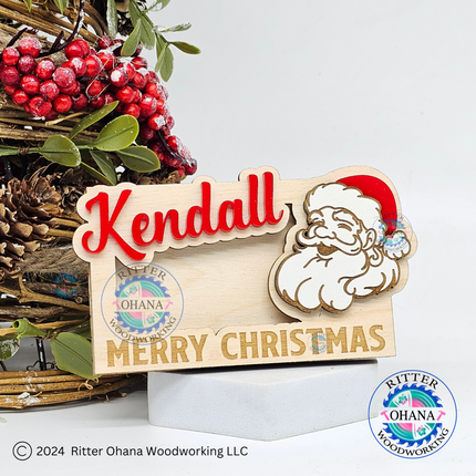 Christmas Santa Gift Card Holder
