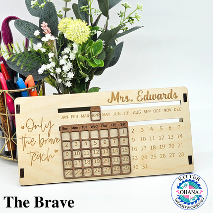 Teacher Perpetual Calendar