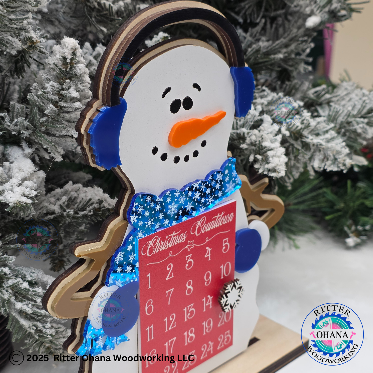 Snowman Christmas Countdown Calendar