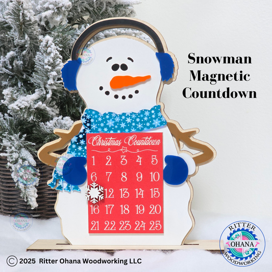 Snowman Christmas Countdown Calendar