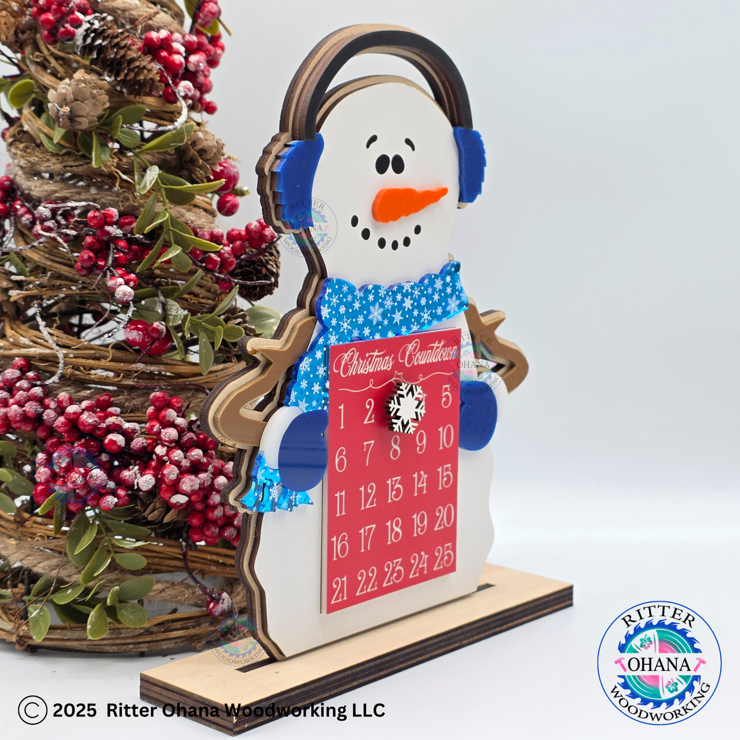 Snowman Christmas Countdown Calendar