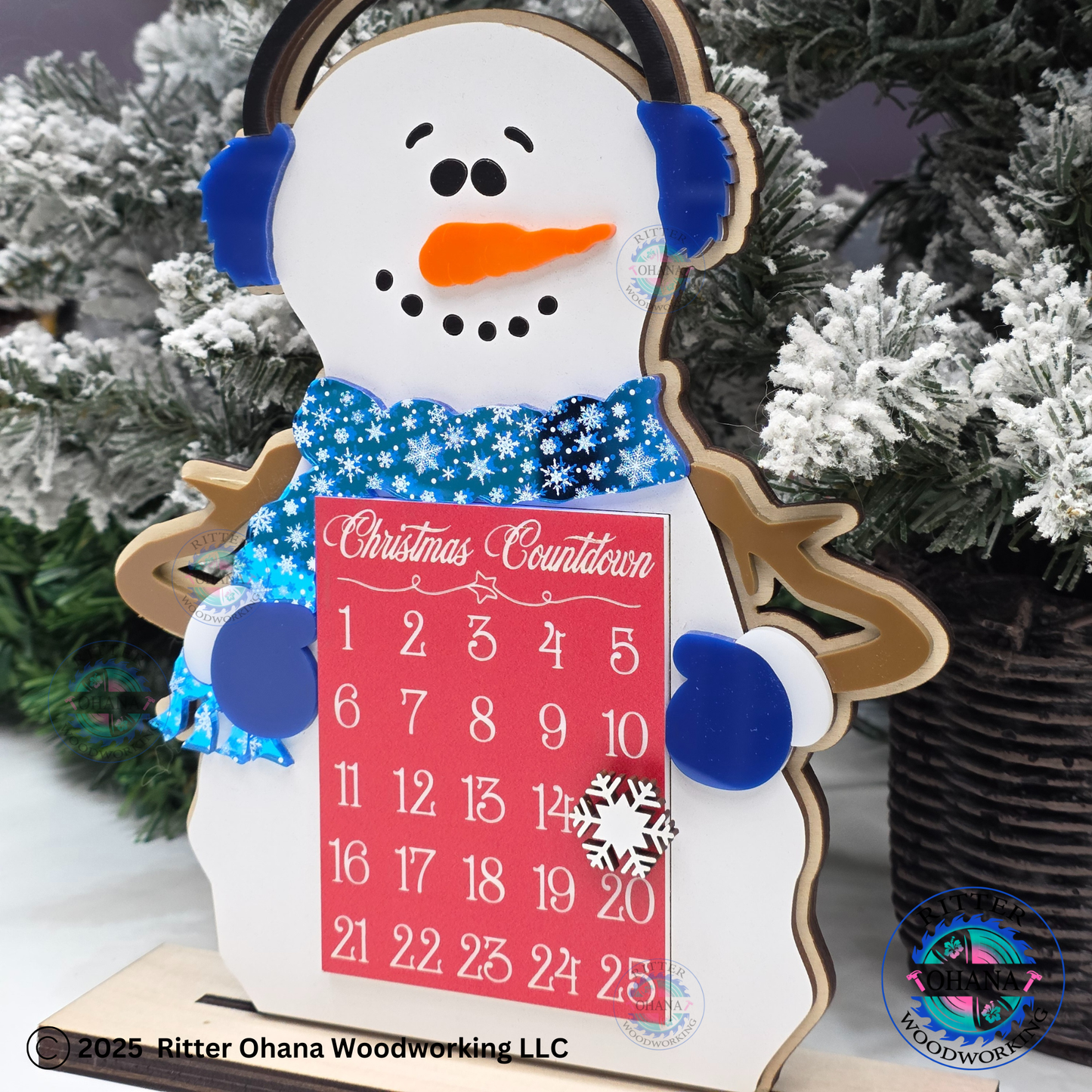 Snowman Christmas Countdown Calendar