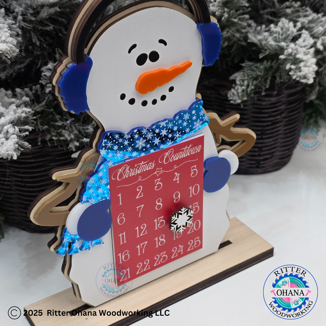 Snowman Christmas Countdown Calendar