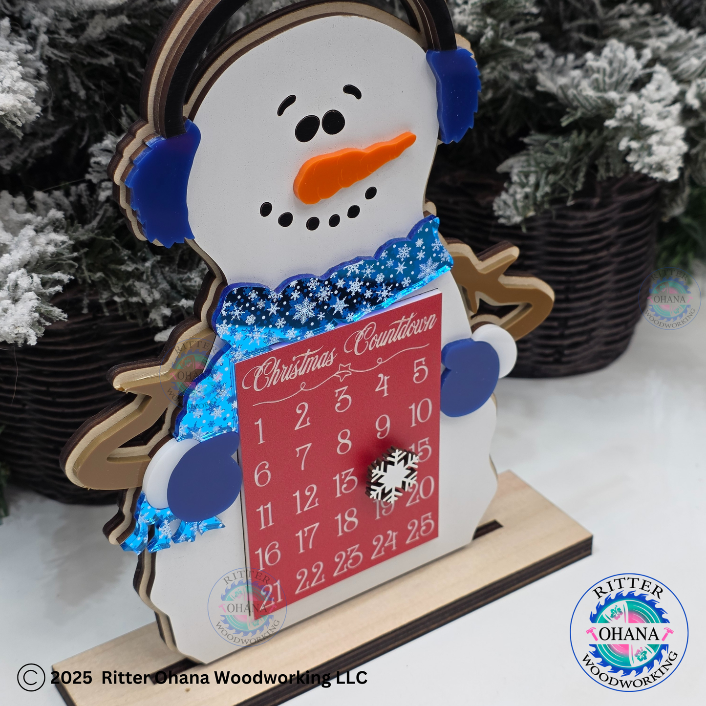 Snowman Christmas Countdown Calendar