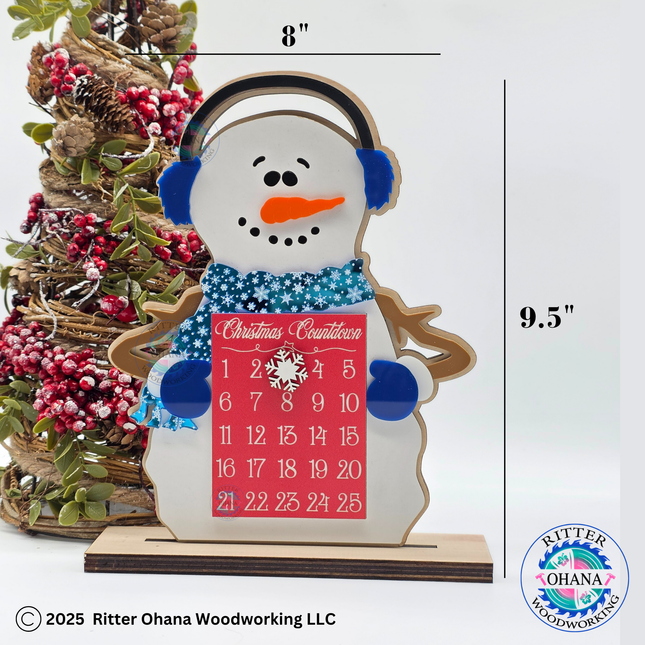 Snowman Christmas Countdown Calendar