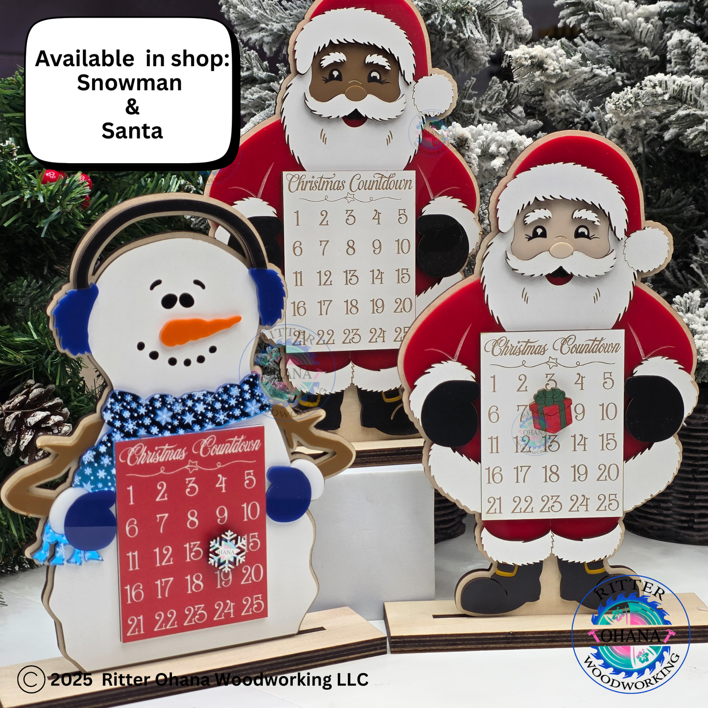 Snowman Christmas Countdown Calendar