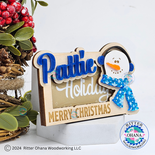 Snowman Gift Card Holder