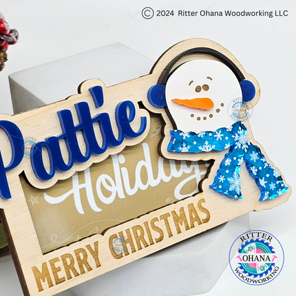 Snowman Gift Card Holder