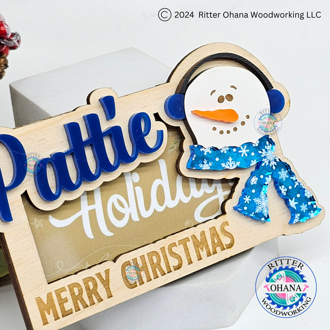 Snowman Gift Card Holder