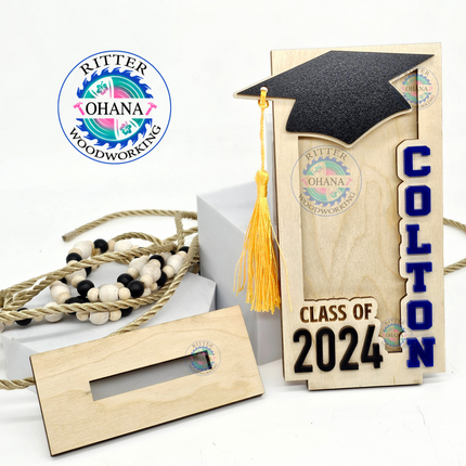 Graduation Money Holder (with tassel & stand)
