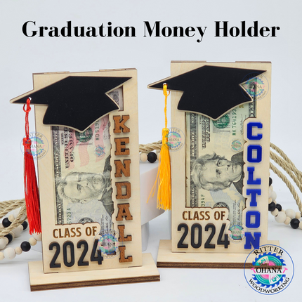 Graduation Money Holder (with tassel & stand)