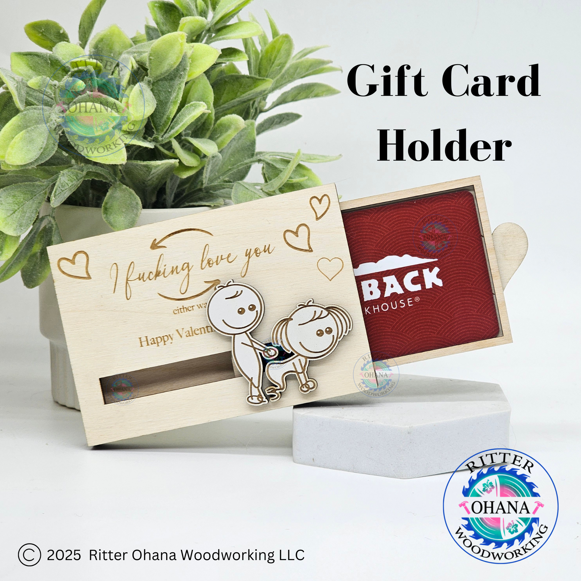Valentine's Day Gift Card Holder – Ritter Ohana Woodworking