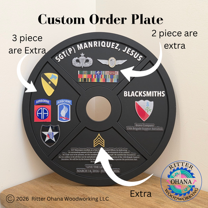 45LBS Weight Plate Plaque